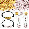 200Pcs 2 Colors Opaque Acrylic Round Beads SACR-BY0001-02-1