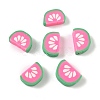 Fruit & Vegetable Theme Handmade Polymer Clay Beads CLAY-F006-02O-1