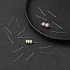 Tarnish Resistant 304 Stainless Steel Ball Head Pins X-STAS-M010-25mm-01-3