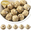 20Pcs Handmade Porcelain Beads PORC-YW0001-43F-1