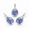 Natural Sodalite Pendants G-L512-C05-1