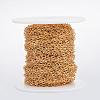 Ion Plating(IP) 304 Stainless Steel Textured Cable Chains CHS-H007-05G-2