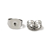 Tarnish Resistant 201 Stainless Steel Ear Nuts X-STAS-S028-11-1