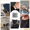 304 Stainless Steel Paperclip Chains CHS-WH0020-005P-5
