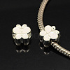 Alloy Enamel Butterfly Large Hole European Beads MPDL-R036-47H-1