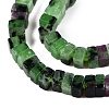 Natural Ruby in Zoisite Beads Strands G-N342-71-3