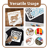 PET Hollow Out Drawing Painting Stencils DIY-WH0673-032-3