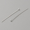 925 Sterling Silver Ball Head Pins STER-WH0019-07D-2