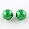 Round ABS Plastic Imitation Pearl Beads OACR-R053-22-1