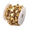 304 Stainless Steel Star Link Chains CHS-G042-02G-3