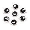 Polymer Clay Beads with CCB Plastic Frame Connector Charms CLAY-T022-35M-01B-1