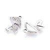 Rack Plating Alloy Rhinestone Pendants PALLOY-T091-27M-P-3