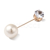 Zinc Alloy Rhinestone Lapel Pins JEWB-K010-03-KCG-1