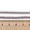 Electroplated Shell Pearl Beads Strands BSHE-G041-3mm-02-4