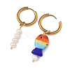 202 Stainless Steel Hoop Earrings EJEW-JE07422-5