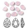 Faceted Teardrop K9 Glass Rhinestone Cabochons RGLA-I001-10x7mm-006-1