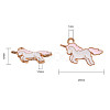 Alloy Enamel Pendants ENAM-CJ0001-41-2
