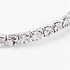 Single Row Stretch Rhinestone Tennis Bracelets B115-1-2