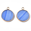 Synthetic Sodalite Pendants X-G-Q998-010D-2