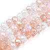 Electroplate Glass Beads Strands EGLA-T020-12G-1