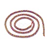 Electroplate Glass Beads Strands EGLA-K014-A-FP09-3