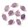 Natural Agate Links Connectors G-T131-99F-1