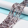 Gradient Color Electroplate Glass Bead Strands X-GLAA-E042-05-B10-2
