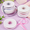 10 Yards Flat Polycotton(Polyester Cotton) Ribbon OCOR-TAC0030-01G-5