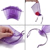 Organza Gift Bags with Drawstring OP-R016-13x18cm-20-4