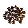 Natural Tiger Eye European Beads G-G740-12x6mm-10-1
