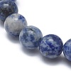 Natural Blue Spot Jasper Bead Stretch Bracelets BJEW-K212-C-039-3