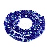 AB Color Plated Transparent Glass Rondelle Beads Strands EGLA-T029-2mm-10Q-2