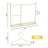 Iron Doll Garment Coat Hanger Rack ODIS-FH0001-14B-2