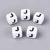 Opaque Acrylic Beads SACR-N020-04A-J-1