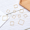 Brass Linking Rings KK-SC0001-22G-5