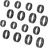 DICOSMETIC 16Pcs 8 Size 316 Stainless Steel Grooved Finger Ring for Men Women RJEW-DC0001-09B-2