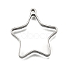 304 Stainless Steel Pendants STAS-S181-01P-J-1