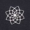 Non-Tarnish 201 Stainless Steel Filigree Joiners Links STAS-S105-JN892-1-1