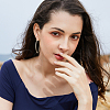 3 Pairs Brass Hoop Earrings for Women EJEW-BBC0001-66G-03-6