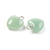 Natural Green Aventurine Charms G-T132-005B-3