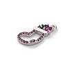 Christmas Series Brass Micro Pave Cubic Zirconia Pendants KK-Q010-01P-01A-2