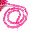 Natural White Jade Bead Strands G-R343-2x4-23-2