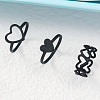 3Pcs 3 Styles Heart Iron Cuff Toe Rings Sets FS-WG0D8D1-01-1