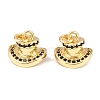 Brass Micro Pave Cubic Zirconia Pendants KK-C162-071G-1