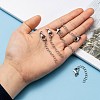 Tarnish Resistant 304 Stainless Steel Chain Extender STAS-O083-07-5