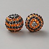 Halloween Theme Resin Rhinestone Beads RB-WH0003-08B-2