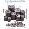 120Pcs 4 Style 4-Hole Natural Shell Buttons FIND-GA0003-28A-2