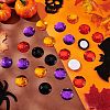 48Pcs 4 Styles Halloween Self-Adhesive Acrylic Rhinestone Stickers STIC-FG0001-06-5