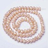 Electroplate Glass Beads Strands EGLA-A034-P8mm-B02-2