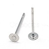 Tarnish Resistant 304 Stainless Steel Stud Earring Findings STAS-E025-8-2